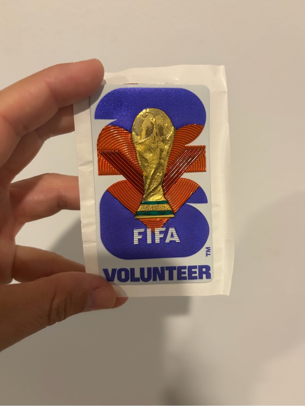 Official FIFA World Cup 2026 Volunteer Iron-On Patch